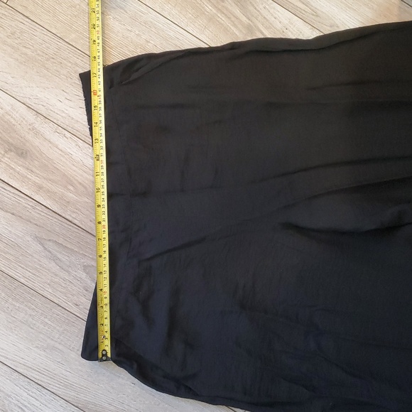 Cut Loose Black Rayon Parachute Wide Leg Pants - Picture 3 of 10